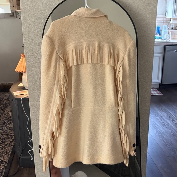 Fringed Cream Sweater - Picture 5 of 5